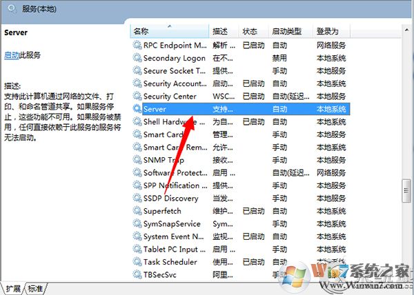 Windows7讀取管理員賬戶失敗提示工作站服務(wù)沒(méi)有啟動(dòng)如何解決？
