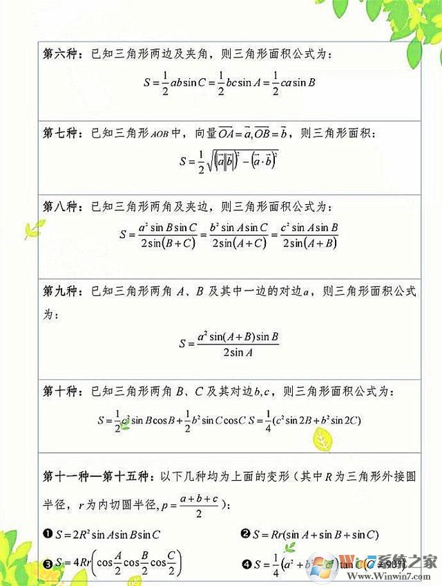 三角形面積公式是什么？三角形面積計算公式計算方法
