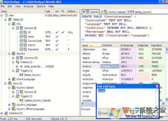 sqlitespy中文版_SQLiteSpy(SQL文件查看器)v1.9.8 綠色破解版