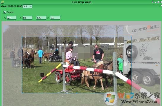 裁剪視頻的軟件 Free Crop Video v1.06