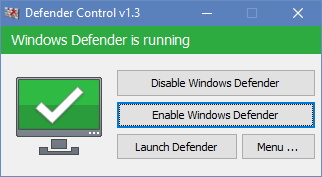 Windows defender關閉工具