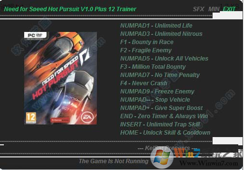 極品飛車14十四項修改器[風(fēng)靈月影]