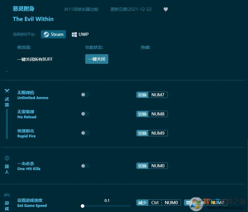 惡靈附身十一項修改器