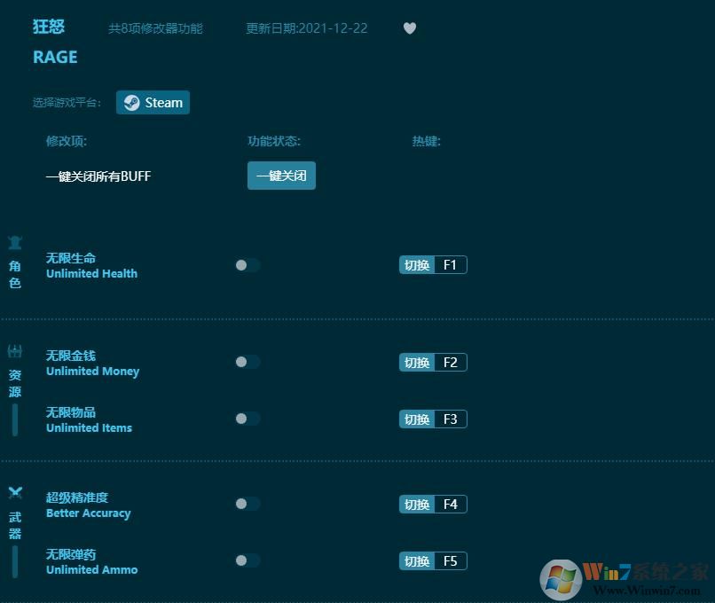 狂怒八項修改器 v2.43