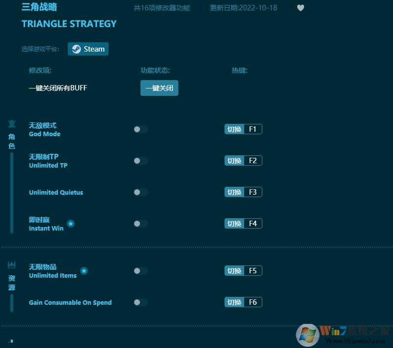 三角戰(zhàn)略十六項修改器