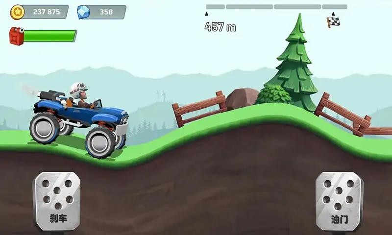 登山賽車(chē)跳躍