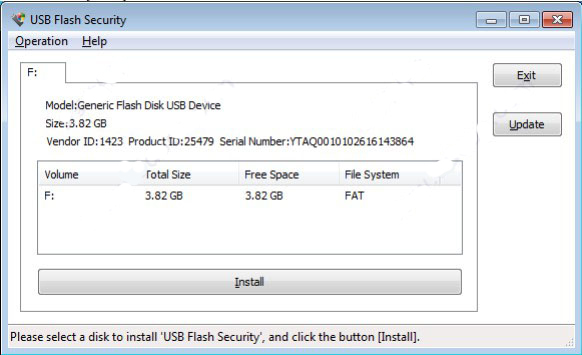 USB Flash Security(u盤(pán)加密工具)